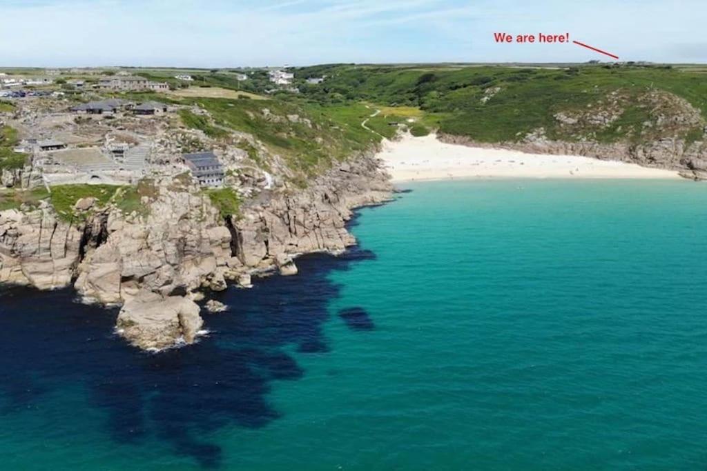 Porthcurno Barns, The Cart Lodge - Cosy Cottage, Walk To Porthcurno Beach, Pedn Vouder & Minack Theatre Penzance Exterior photo